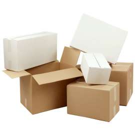 Kartonnen dozen enkele golf (per 25 stuks)